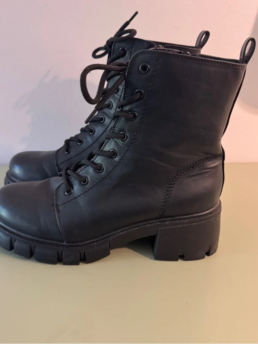 MIA Lace Up Combat Boots - Picture 2 of 8